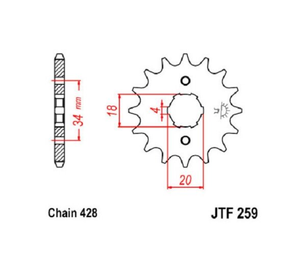 Ritzel 19Z | 428