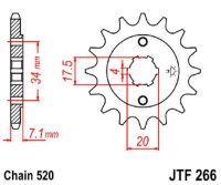 Ritzel 13Z | 520