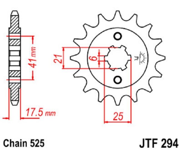 Ritzel 14Z | 525