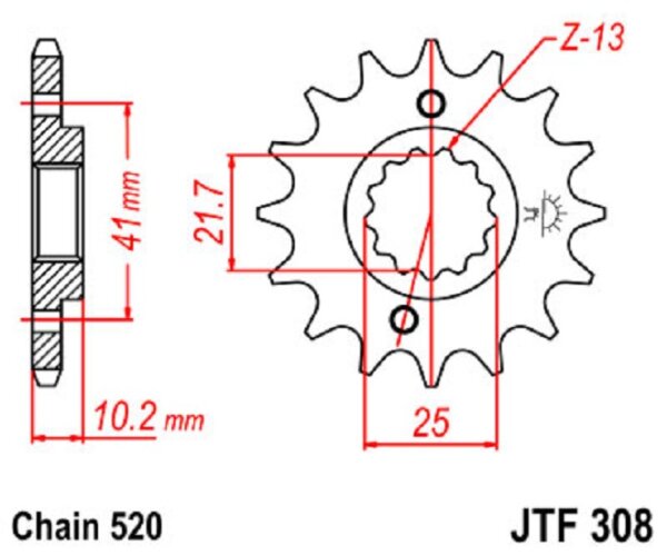 Ritzel 16Z | 520