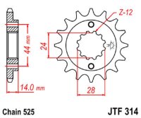 Ritzel 15Z | 525