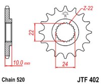 Ritzel 13Z | 520