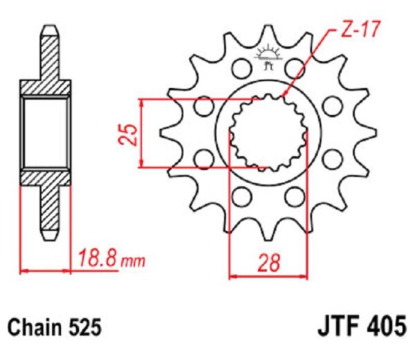 Ritzel 19Z | 525