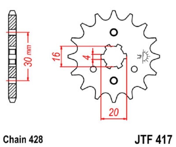 Ritzel 13Z | 428