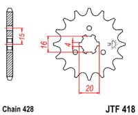 Ritzel 14Z | 428