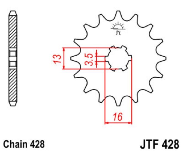 Ritzel 13Z | 428