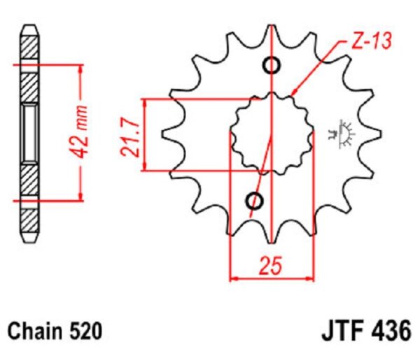 Ritzel 13Z | 520