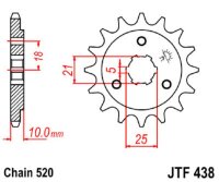 Ritzel 14Z | 520