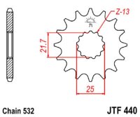 Ritzel 14Z | 532