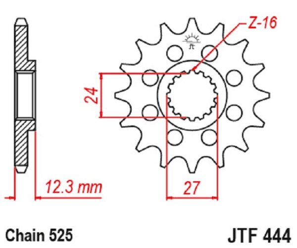 Ritzel 17Z | 525