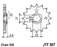 Ritzel 13Z | 520