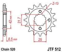 Ritzel 13Z | 520