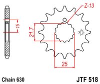 Ritzel 13Z | 630