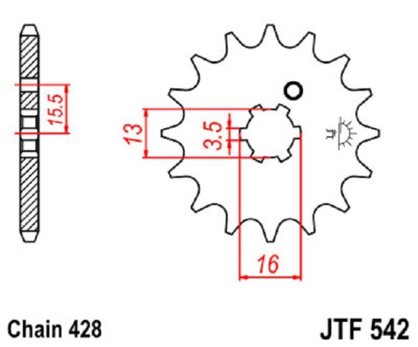 Ritzel 13Z | 428