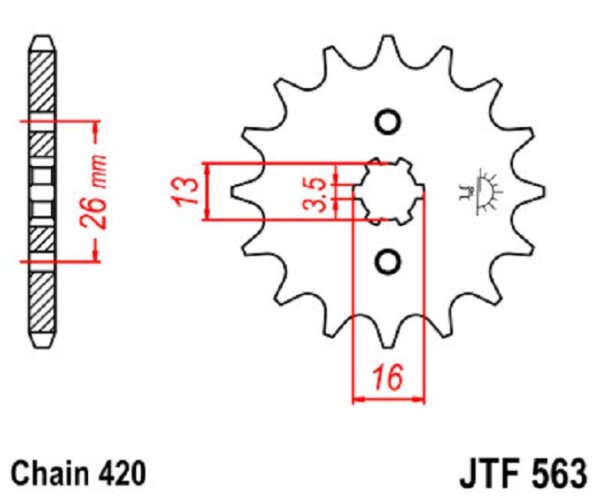 Ritzel 16Z | 420