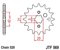 Ritzel 10Z | 520