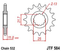 Ritzel 16Z | 532