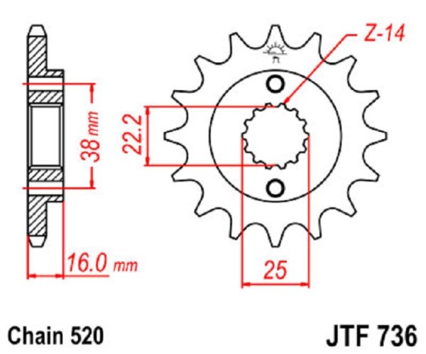 Ritzel 13Z | 520