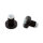 LSL Handlebar weights, black, inch handlebars