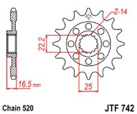 Ritzel 14Z | 520