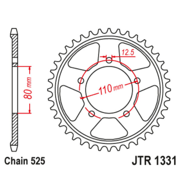 Kettenrad 42Z | 525 BK