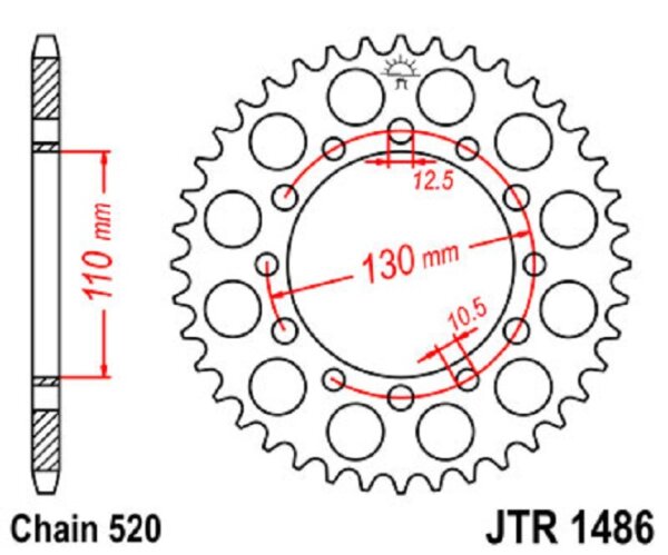 Kettenrad 41Z | 520 SW