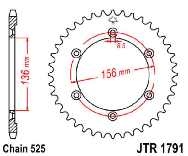 Kettenrad 48Z | 525