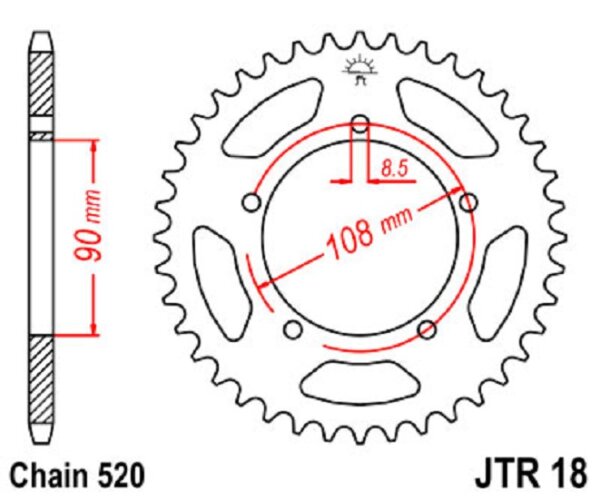 Kettenrad 39Z | 520 SW