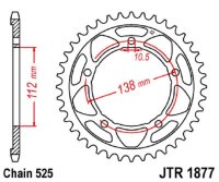 Kettenrad 41Z | 525 SI