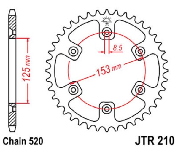 Kettenrad 39Z | 520 SW