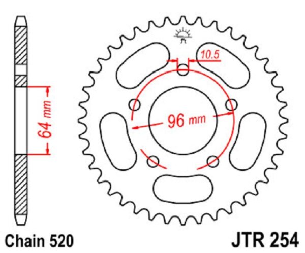 Kettenrad 43Z | 520 SW