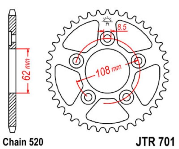 Kettenrad 41Z | 520 SW