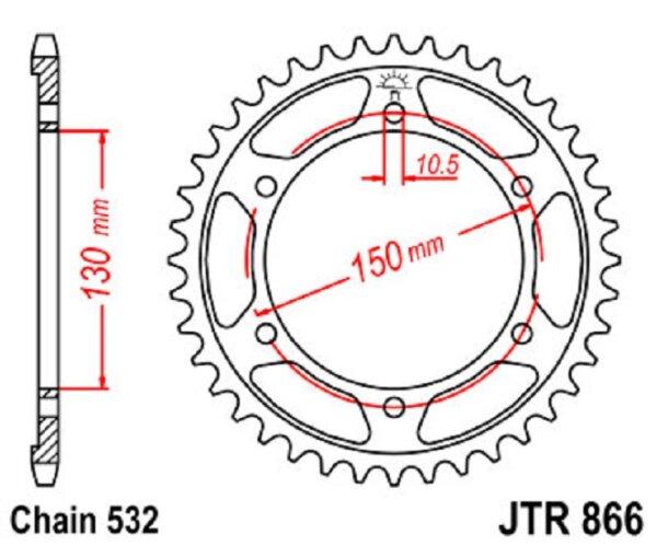 Kettenrad 38Z | 532 SI