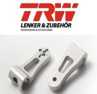 Lenkrohraufnahme - Set 40mm, Silber