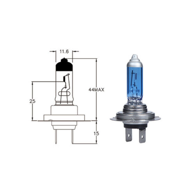 Hauptscheinwerferlampe | 12V 55W H7 Px26d