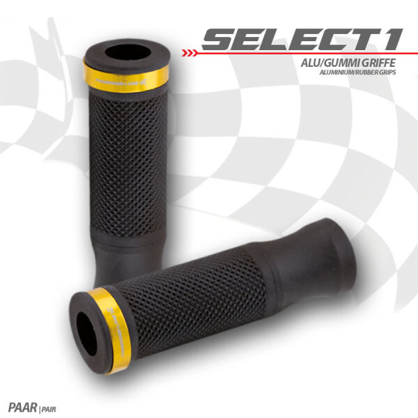 Griffgummiset "Select1" | 7/8"-22mm schwarz