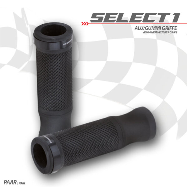 Griffgummiset "Select1" | 7/8"-22mm schwarz