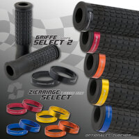 Griffgummiset "Select2" | 7/8"-22mm schwarz