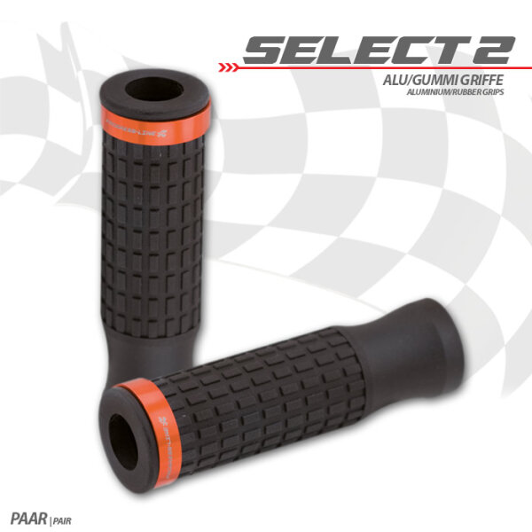 Griffgummiset "Select2" | 7/8"-22mm schwarz