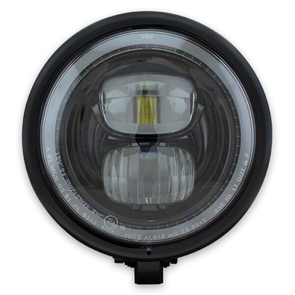 LED-Scheinwerfer "Pearl" 5-3/4" | schwarz matt