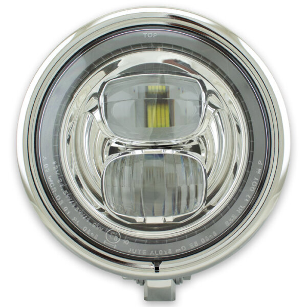 LED-Scheinwerfer "Pearl" 5-3/4" | chrom