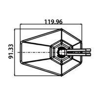 Lenkerendenspiegel "D-MIRROR-4" | Alu schwarz