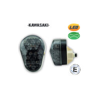 LED-Verkleidungsblinker "Kawasaki"| getönt | Paar