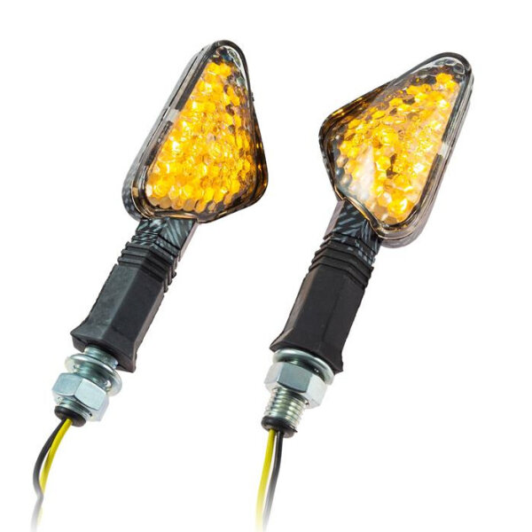 LED-Blinker "Trento" | carbon klar M10