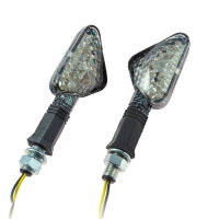 LED-Blinker "Trento" | carbon klar M10