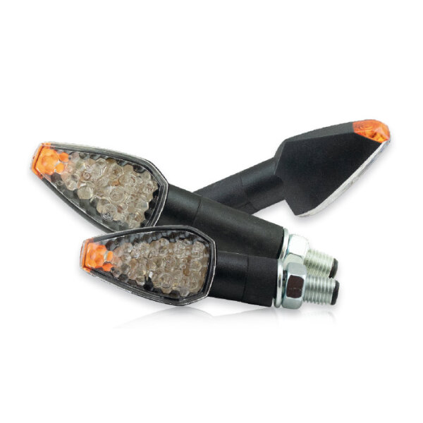 LED-Blinker "PEAK" | schwarz lang M10