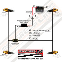 LED-Blinkrelais 5-16V | 0,1-90W 10AMP