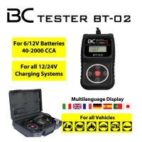 BC Batterietestgerät "BT02" | 6+12V