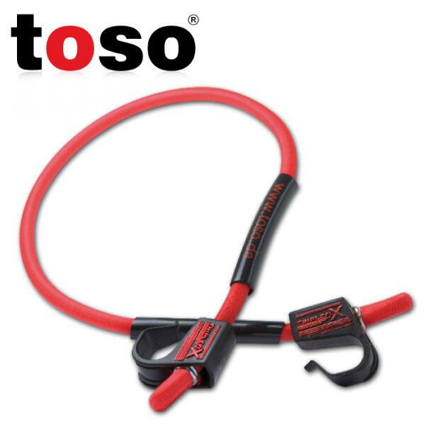 Elastischer Spanngurt Triplefix | L 60cm rot