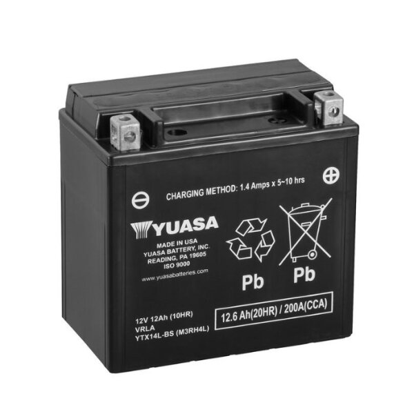 Batterie | YUASA YTX14L-BS 12 AH MF